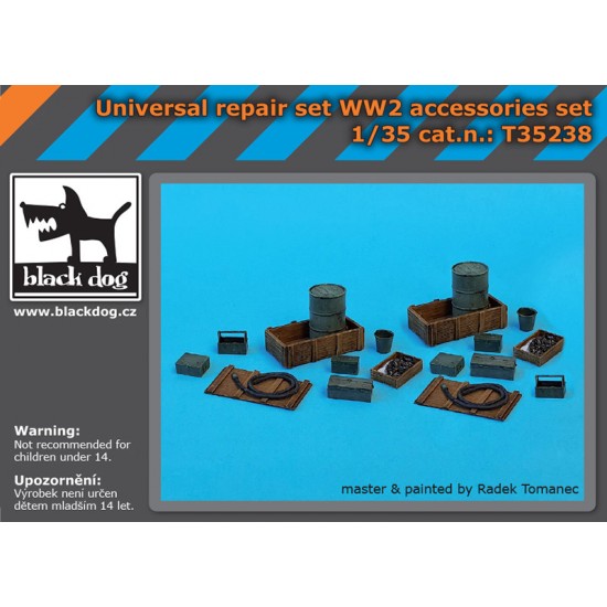 1/35 WWII Universal Repair Set Accesssories 1/35 WWII Universal Repair Set Accesssories