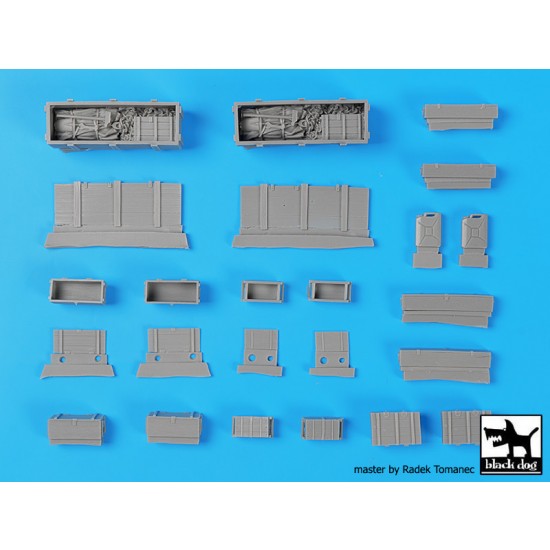 1/35 WWII Universal Boxes set 1/35 WWII Universal Boxes set