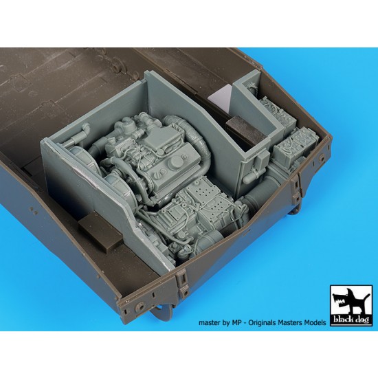 1/35 M109 Howitzer Engine for AFV Club kits 1/35 M109 Howitzer Engine for AFV Club kits