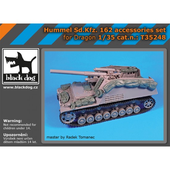 1/35 Hummel SdKfz 162 Accessories Set for Dragon kits 1/35 Hummel SdKfz 162 Accessories Set for Dragon kits