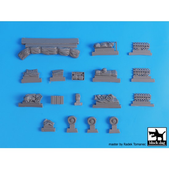 1/35 Hummel SdKfz 162 Accessories Set for Dragon kits 1/35 Hummel SdKfz 162 Accessories Set for Dragon kits