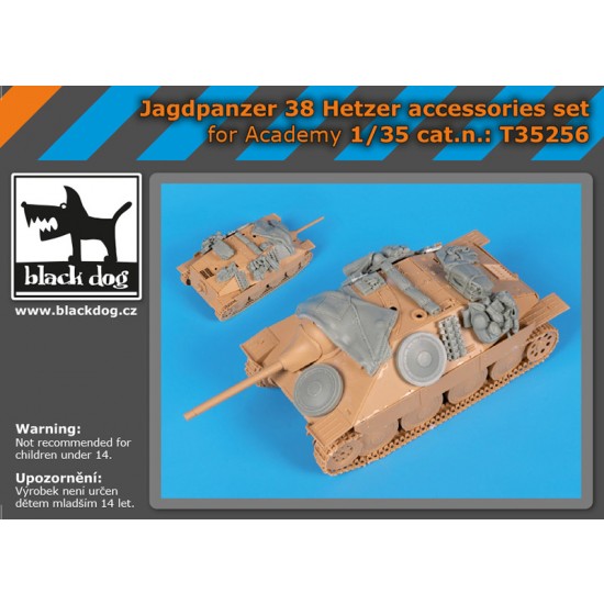1/35 Jagdpanzer 38 Hetzer Accessories set for Academy kits 1/35 Jagdpanzer 38 Hetzer Accessories set for Academy kits