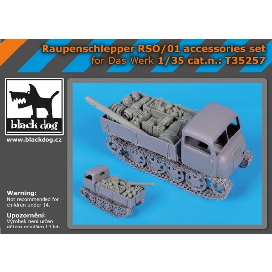 1/35 Raupenschlepper RSO/01 Accessories set for Das Werk kits 1/35 Raupenschlepper RSO/01 Accessories set for Das Werk kits