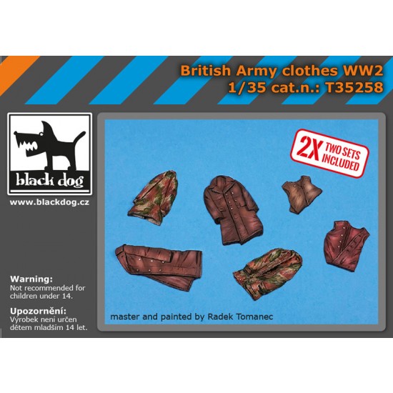 1/35 WWII British Army Clothes 1/35 WWII British Army Clothes