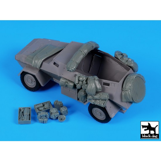 1/35 SdKfz 247 Ausf B Stowage Set for ICM kits 1/35 SdKfz 247 Ausf B Stowage Set for ICM kits
