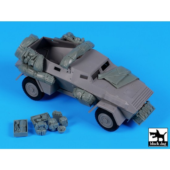 1/35 SdKfz 247 Ausf B Stowage Set for ICM kits 1/35 SdKfz 247 Ausf B Stowage Set for ICM kits
