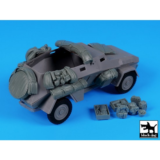 1/35 SdKfz 247 Ausf B Stowage Set for ICM kits 1/35 SdKfz 247 Ausf B Stowage Set for ICM kits