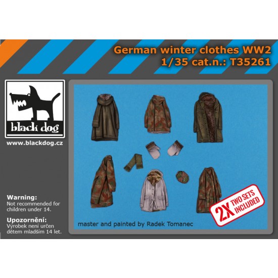 1/35 WWII German Winter Clothes 1/35 WWII German Winter Clothes