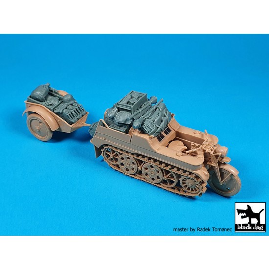 1/35 German SdKfz 2 Kettenkrattrad Stowage Set for Tamiya kits 1/35 German SdKfz 2 Kettenkrattrad Stowage Set for Tamiya kits