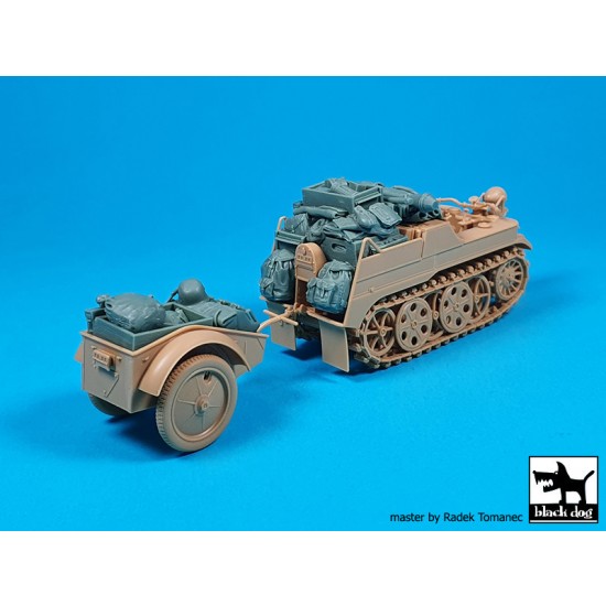 1/35 German SdKfz 2 Kettenkrattrad Stowage Set for Tamiya kits 1/35 German SdKfz 2 Kettenkrattrad Stowage Set for Tamiya kits
