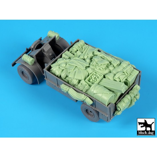 1/35 LRDG F30 Patrol Truck Stowage Set for Thunder Model 1/35 LRDG F30 Patrol Truck Stowage Set for Thunder Model