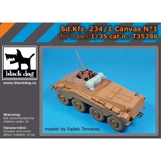 1/35 Sd.Kfz. 234/1 Canvas Vol.1 for Italeri kits
