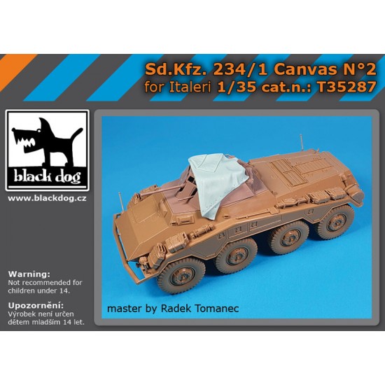 1/35 Sd.Kfz. 234/1 Canvas Vol.2 for Italeri kits 1/35 Sd.Kfz. 234/1 Canvas Vol.2 for Italeri kits