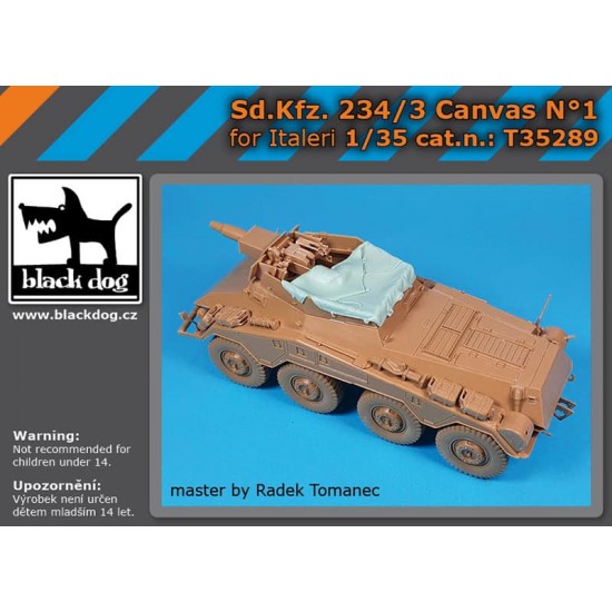1/35 Sd.Kfz. 234/3 Canvas Vol.1 for Italeri kits 1/35 Sd.Kfz. 234/3 Canvas Vol.1 for Italeri kits