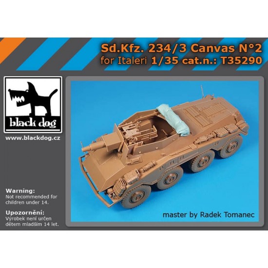 1/35 Sd.Kfz. 234/3 Canvas Vol.2 for Italeri kits 1/35 Sd.Kfz. 234/3 Canvas Vol.2 for Italeri kits