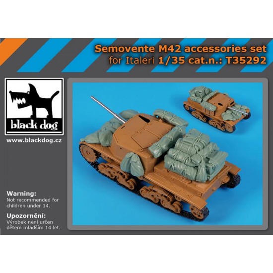 1/35 Semovente M42 Accessories Set for Italeri kits 1/35 Semovente M42 Accessories Set for Italeri kits