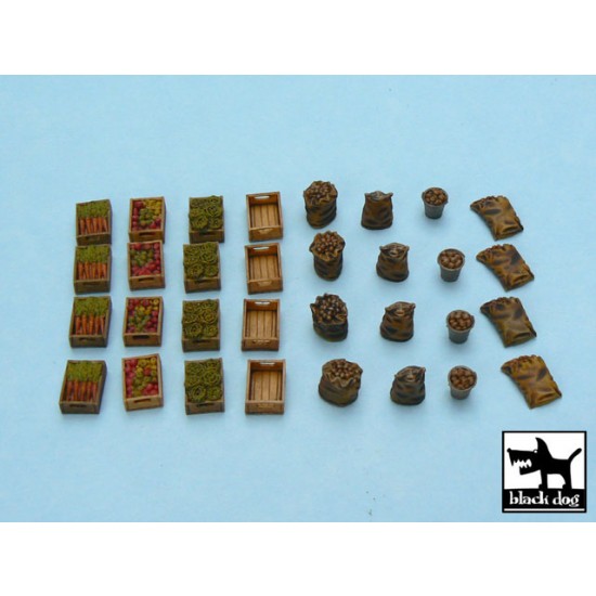 1/48 Food Supplies #1 Accessories Set (32 resin parts) 1/48 Food Supplies #1 Accessories Set (32 resin parts)