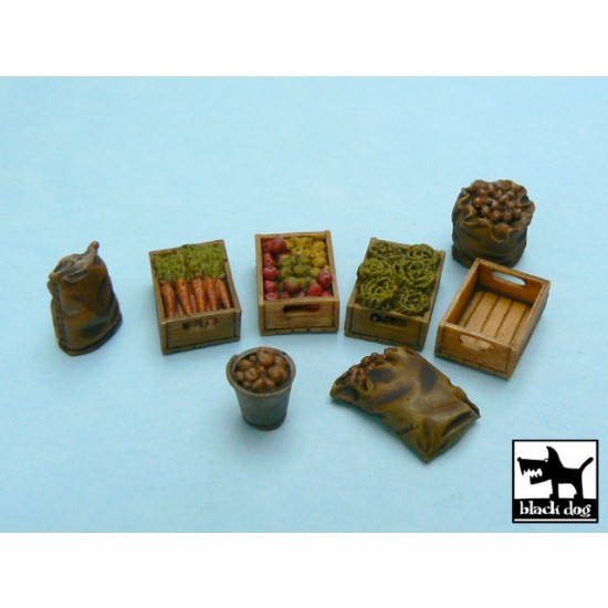 1/48 Food Supplies #1 Accessories Set (32 resin parts) 1/48 Food Supplies #1 Accessories Set (32 resin parts)