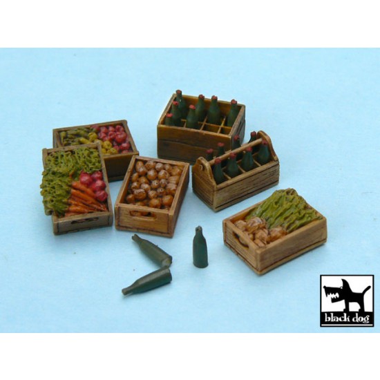 1/48 Food Supplies #2 Accessories Set (24 resin parts + bottles) 1/48 Food Supplies #2 Accessories Set (24 resin parts + bottles)