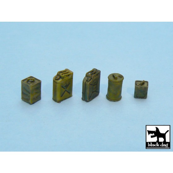 1/48 Fuel Cans Accessories Set (40 resin parts)