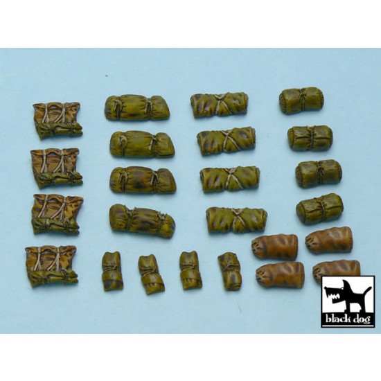 1/48 Tentage + Bedrolls #1 Accessories Set (24 resin parts) 1/48 Tentage + Bedrolls #1 Accessories Set (24 resin parts)