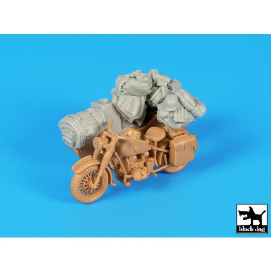 1/48 German Motorcycle & Sidecar Accessories Set for Tamiya kits 1/48 German Motorcycle & Sidecar Accessories Set for Tamiya kits