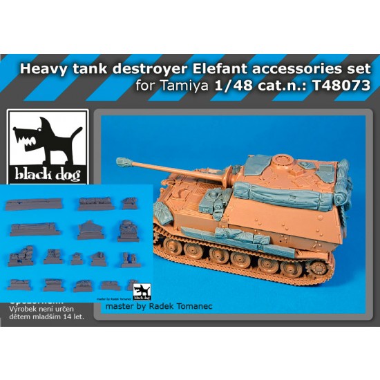 1/48 Heavy Tank Destroyer Elefant Stowage Set for Tamiya kits 1/48 Heavy Tank Destroyer Elefant Stowage Set for Tamiya kits