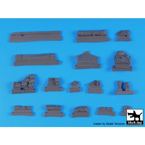 1/48 Heavy Tank Destroyer Elefant Stowage Set for Tamiya kits 1/48 Heavy Tank Destroyer Elefant Stowage Set for Tamiya kits