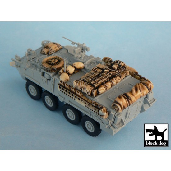 1/72 M1126 Stryker Iraq War Accessories Set for Trumpeter kit #07255 1/72 M1126 Stryker Iraq War Accessories Set for Trumpeter kit #07255