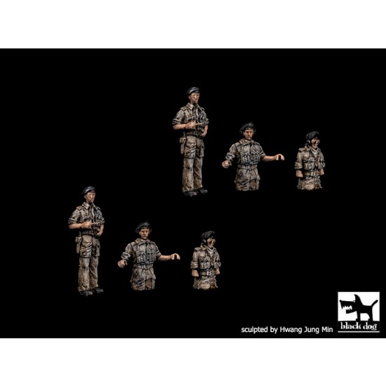 1/72 British Tank Crew, Africa (6 figures) 1/72 British Tank Crew, Africa (6 figures)
