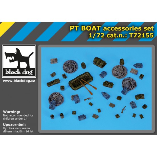 1/72 PT Boat Accessories Set 1/72 PT Boat Accessories Set