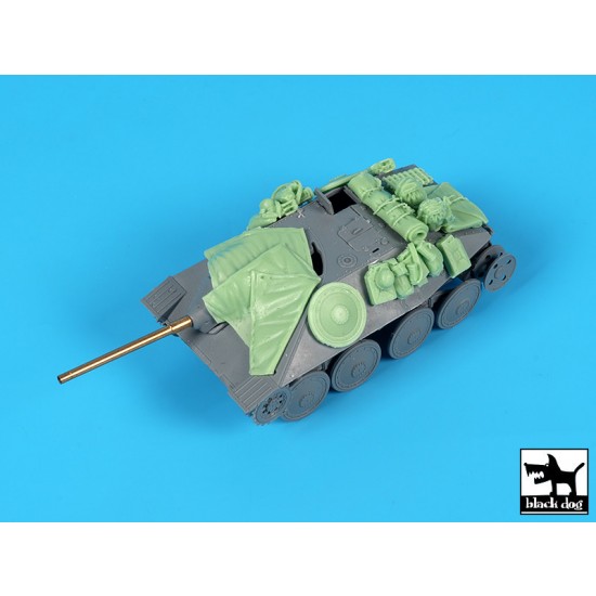 1/72 Jagdpanzer 38 Hetzer Stowage Set for Vespid Model 1/72 Jagdpanzer 38 Hetzer Stowage Set for Vespid Model
