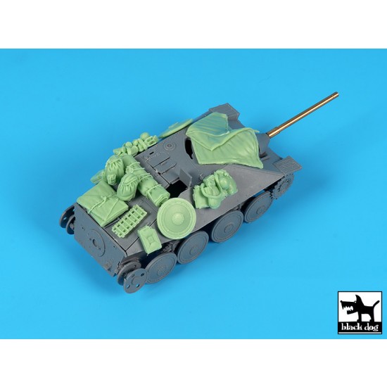 1/72 Jagdpanzer 38 Hetzer Stowage Set for Vespid Model 1/72 Jagdpanzer 38 Hetzer Stowage Set for Vespid Model
