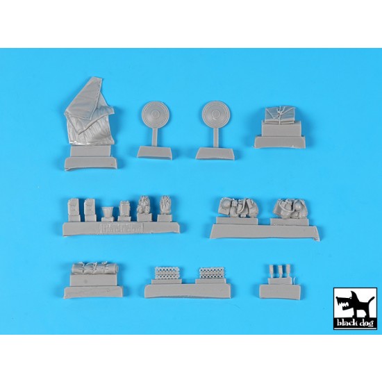 1/72 Jagdpanzer 38 Hetzer Stowage Set for Vespid Model 1/72 Jagdpanzer 38 Hetzer Stowage Set for Vespid Model