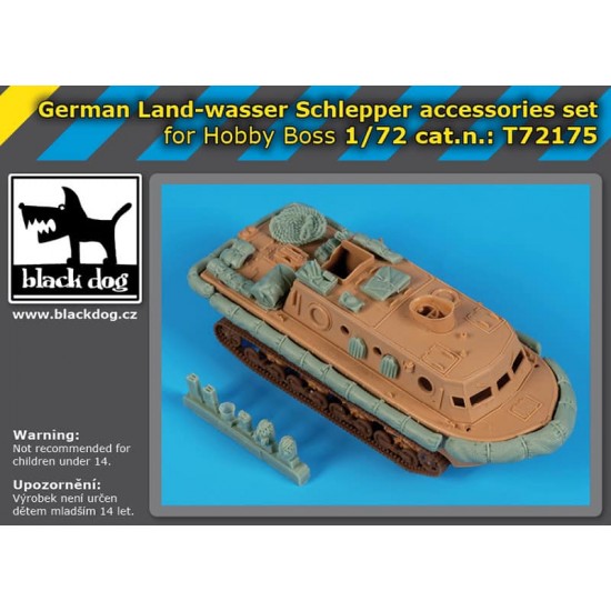 1/72 German Land-Wasser Schlepper Accessories Set for Hobby Boss kits 1/72 German Land-Wasser Schlepper Accessories Set for Hobby Boss kits