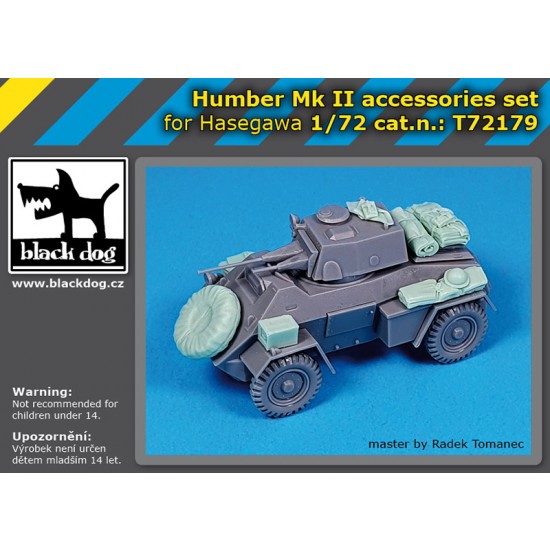 1/72 Humber Mk II Accessories Set for Hasegawa kits 1/72 Humber Mk II Accessories Set for Hasegawa kits