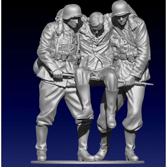 1/16 120mm Scale Comrades (3 figures) 1/16 120mm Scale Comrades (3 figures)