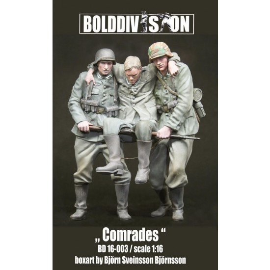 1/16 120mm Scale Comrades (3 figures) 1/16 120mm Scale Comrades (3 figures)