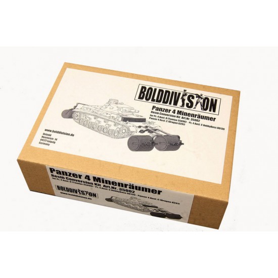 1/35 Panzer 4 Mine Roller Conversion Set for Tamiya 35096/HobbyBoss 80130/Dragon 6291 1/35 Panzer 4 Mine Roller Conversion Set for Tamiya 35096/HobbyBoss 80130/Dragon 6291