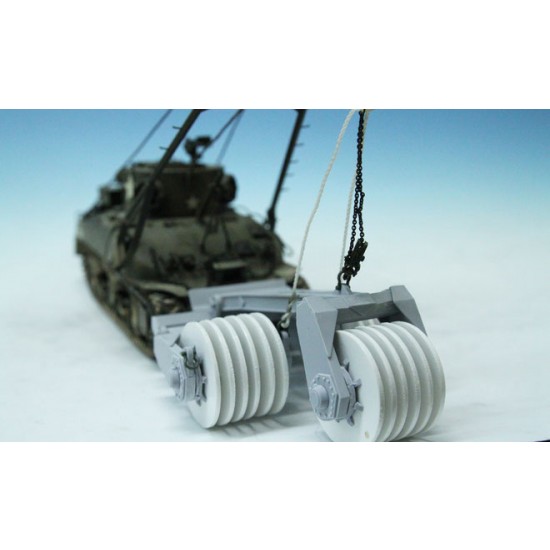 1/35 T1E1 Earthworm Conversion Set for Tasca/Italeri Sherman kits 1/35 T1E1 Earthworm Conversion Set for Tasca/Italeri Sherman kits