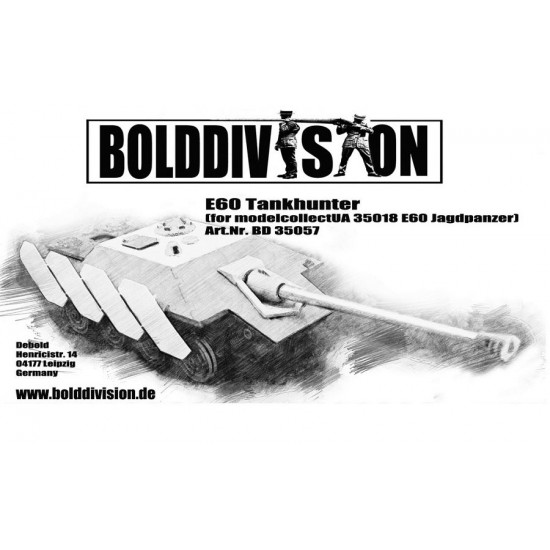 1/35 E60 Tankhunter Detail Set for Modelcollect kit #UA35018 1/35 E60 Tankhunter Detail Set for Modelcollect kit #UA35018