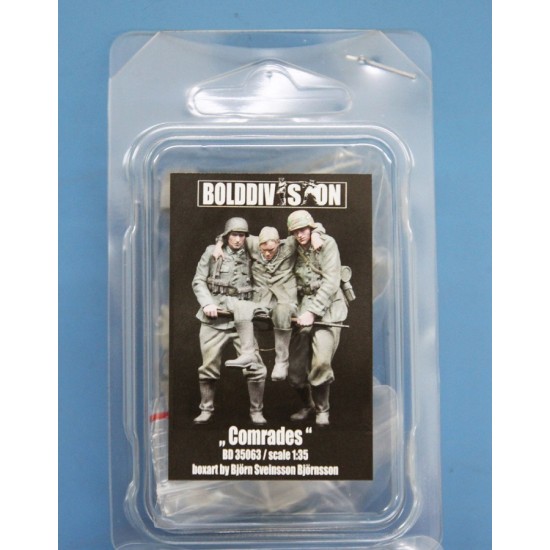1/35 Comrades (3 resin figures) 1/35 Comrades (3 resin figures)