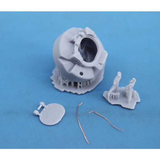 1/35 Sherman T121 Gun Mount Cupola for DIY Projects 1/35 Sherman T121 Gun Mount Cupola for DIY Projects