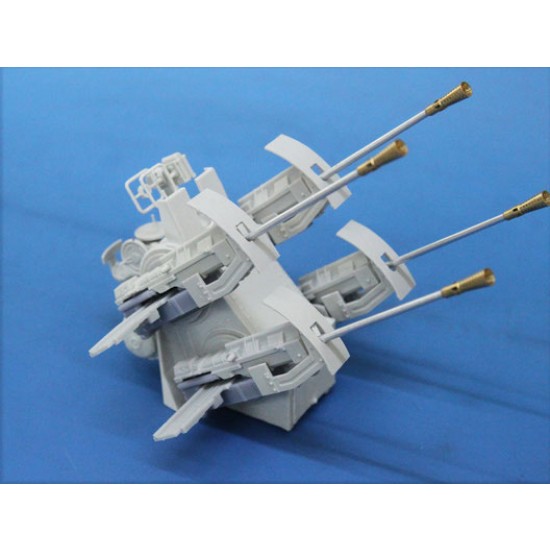 1/35 3.7cm Flakvierling Turret Gewitter for E-100/Bigger Tank 1/35 3.7cm Flakvierling Turret Gewitter for E-100/Bigger Tank