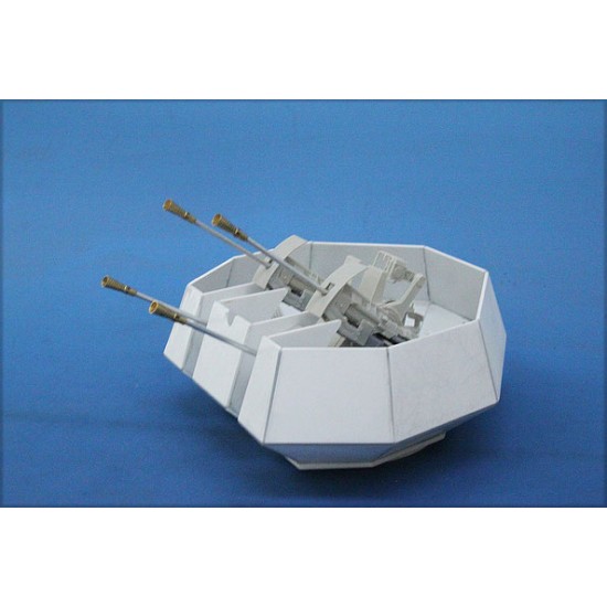 1/35 3.7cm Flakvierling Turret Gewitter for E-100/Bigger Tank 1/35 3.7cm Flakvierling Turret Gewitter for E-100/Bigger Tank
