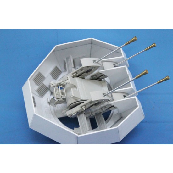 1/35 3.7cm Flakvierling Turret Gewitter for E-100/Bigger Tank 1/35 3.7cm Flakvierling Turret Gewitter for E-100/Bigger Tank
