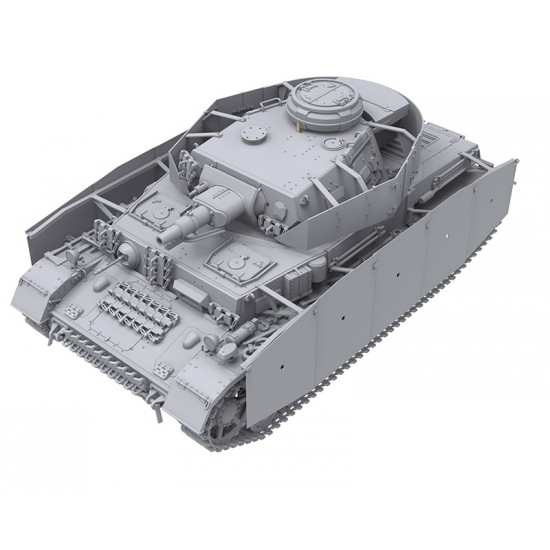1/35 Panzerkampfwagen IV F1 w/Heavy Armour & Side Skirt [3 in 1]