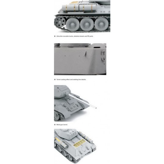 1/35 T34/85 Composite Turret 112 Plant w/5 Figures 1/35 T34/85 Composite Turret 112 Plant w/5 Figures