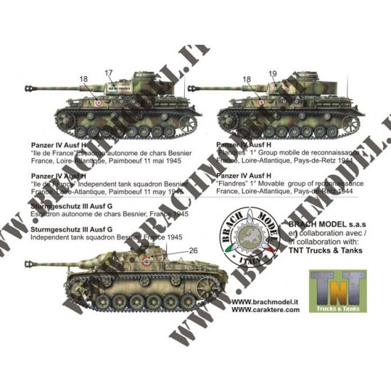 1/35 German Vehicles in French Service 1944/1945 Decals 1/35 German Vehicles in French Service 1944/1945 Decals