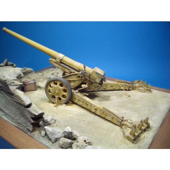 1/35 Italian Cannone Da 149/40 15cm FK 14.9/40(I) Full Resin kit w/PE &Aluminum Barrel 1/35 Italian Cannone Da 149/40 15cm FK 14.9/40(I) Full Resin kit w/PE &Aluminum Barrel